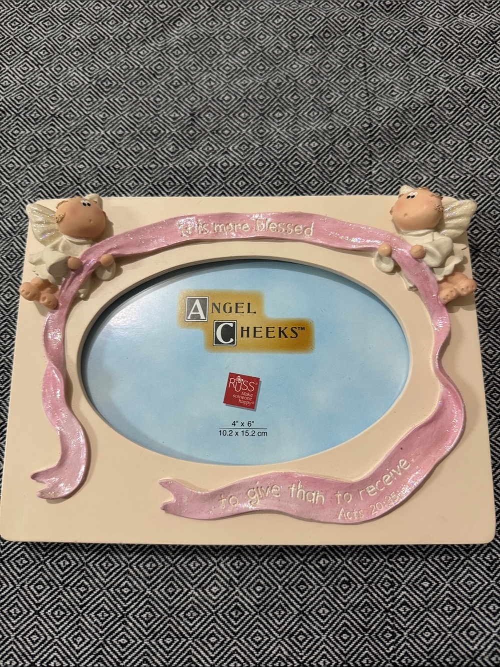 Angel Cheeks 4x6 frame